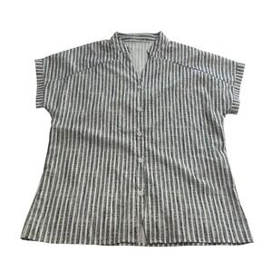 Temu Womens Fashion Striped Shirt, Medium